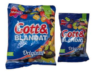 Gott & Blandat Original 160g and 550g