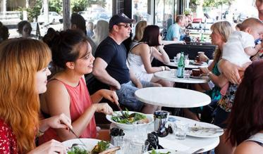 People in a restaurant