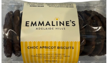 Emmaline’s Choc Apricot Biscuits 350g