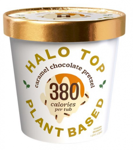 Halo top Plant Based Caramel Chocolate Pretzel Ice Cream 473ml
