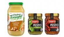Simplot Leggo’s Pesto and Chicken Tonight Cashew Satay Cooking Sauce