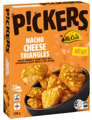 Pickers by McCain Nacho Cheese Triangles 230g