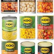 Koo canned mixed vegetable varieties